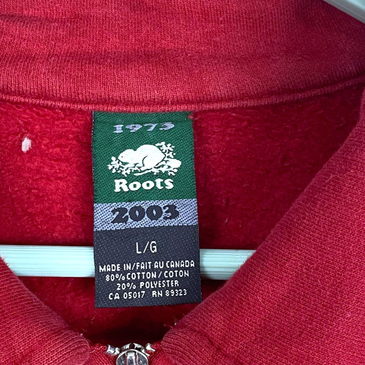 Roots Roots Canada Half Zip Collar Sweatshirt Pullover Jumper Size US L / EU 52-54 / 3 - 6 Thumbnail