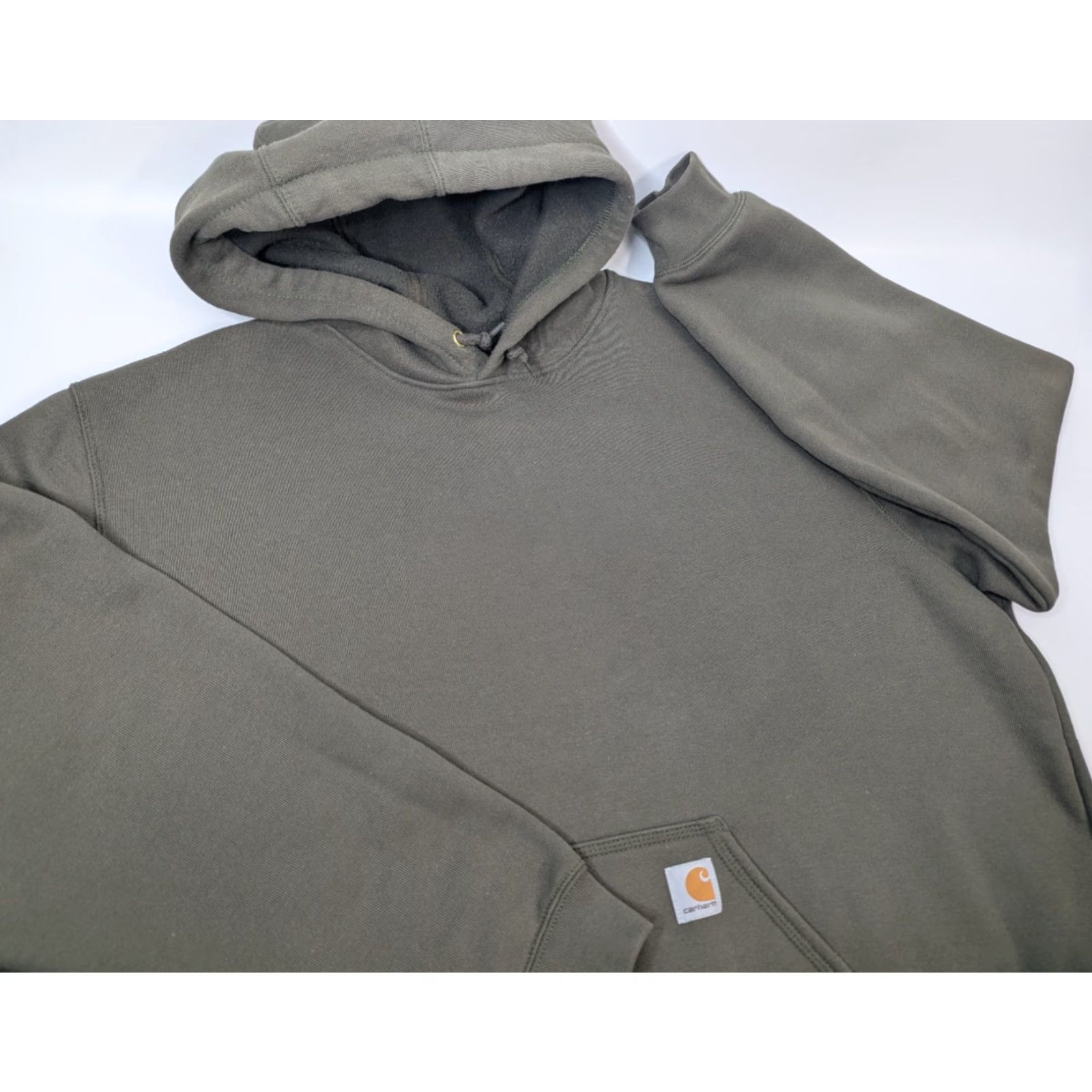 Carhartt Carhartt Mens Hoodie 2XL Original Fit Green Sweatshirt K121-316 Size US XXL / EU 58 / 5 - 7 Thumbnail