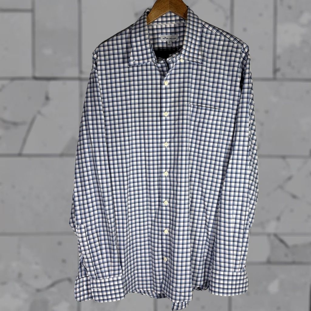Peter Millar Peter Millar Plaid Long Sleeve Button Down Shirt Mens XL Multicolor Size US XL / EU 56 / 4 - 1 Thumbnail