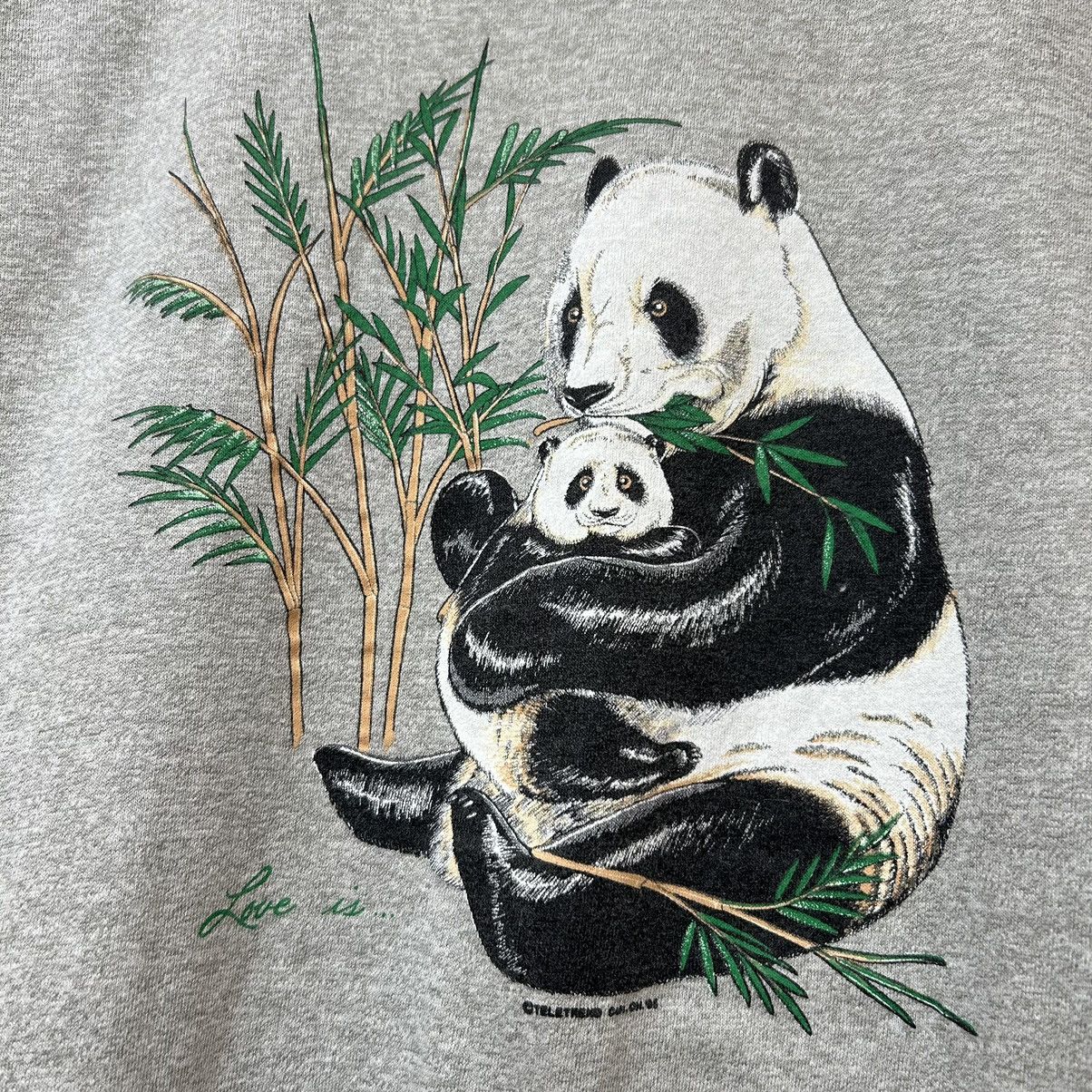Vintage Vintage 80s Panda Nature Wildlife Graphic T Shirt Size US M / EU 48-50 / 2 - 6 Thumbnail