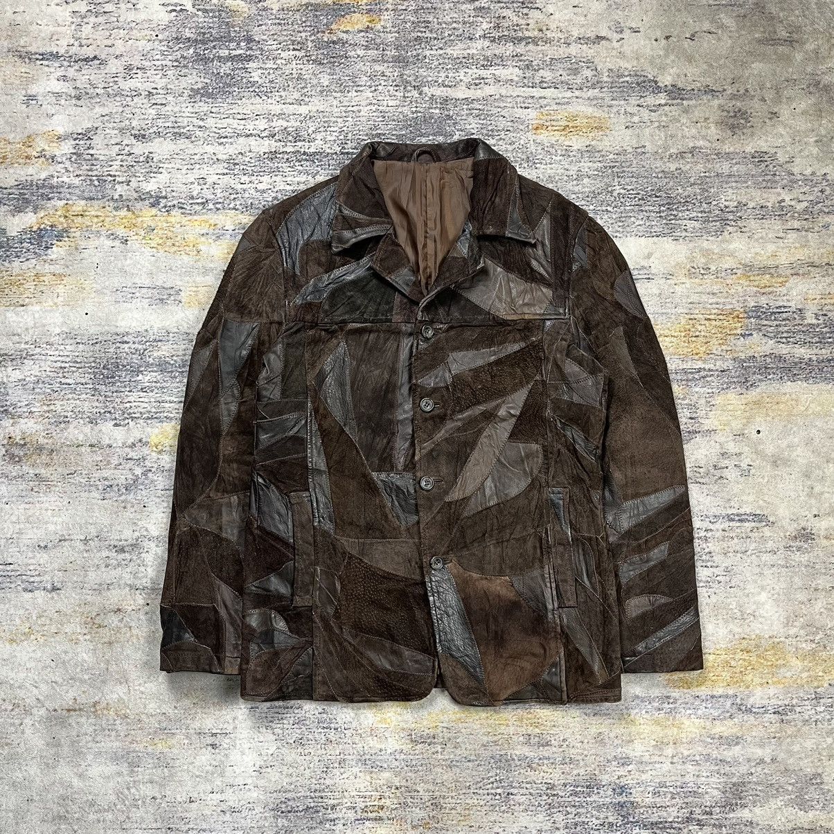 Tornado Mart GRAIL Crazy Tornado Mart japan patchwork leather jacket Size US M / EU 48-50 / 2 - 1 Thumbnail