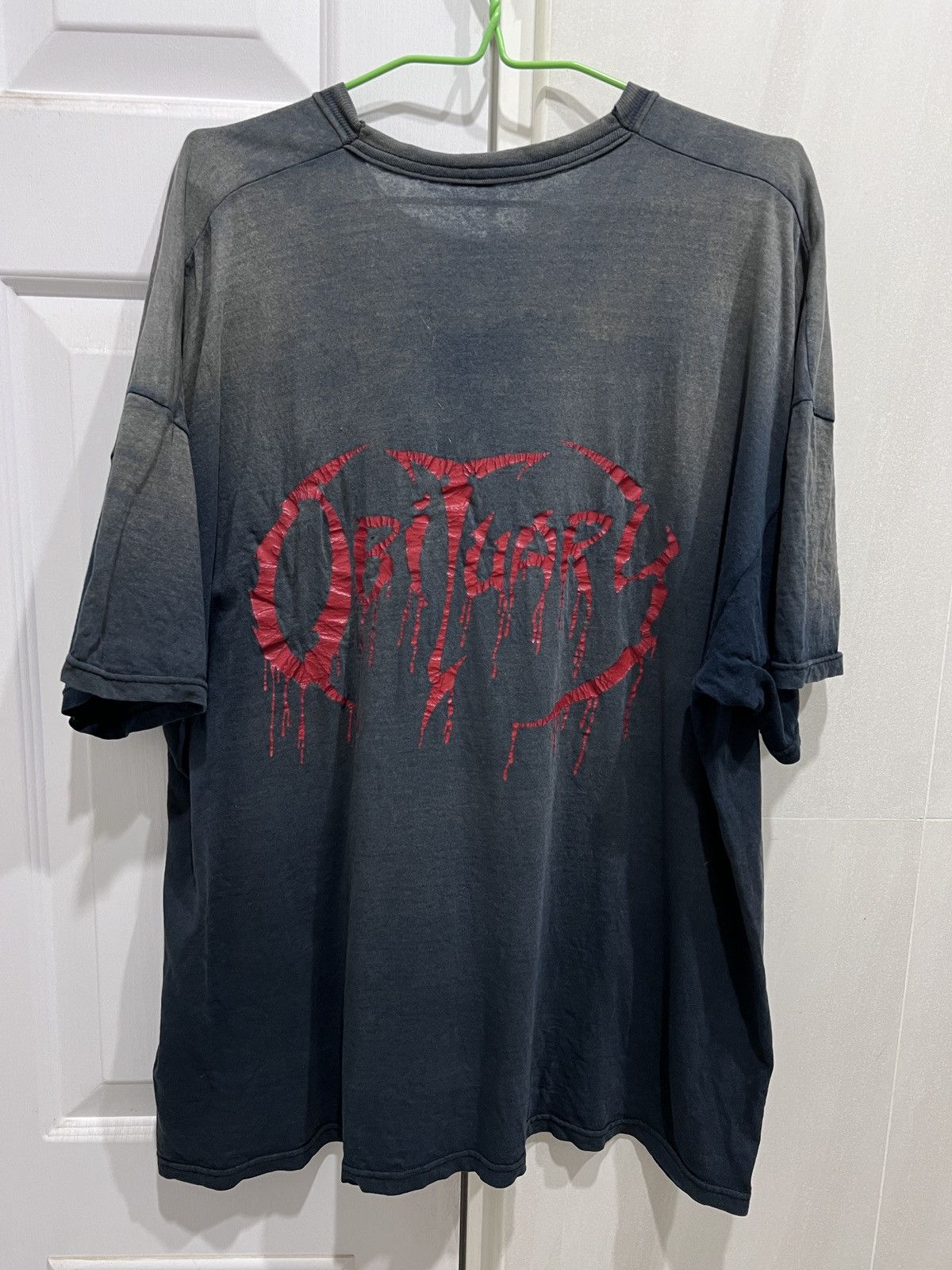 Band Tees Vintage Y2K Obituary Cause Of Death Tee 2XL Faded Thrashed Size US XXL / EU 58 / 5 - 3 Thumbnail