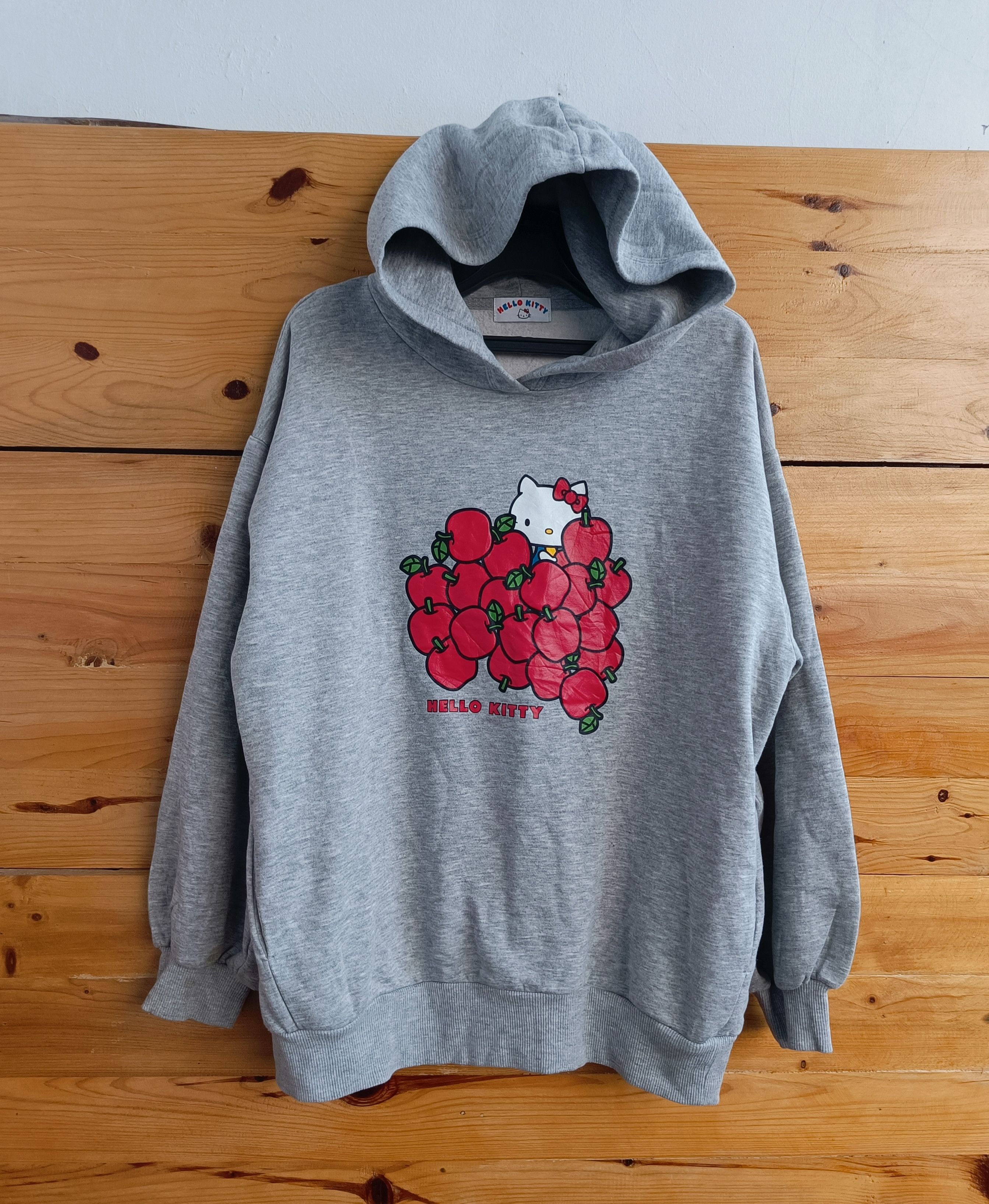 Cartoon Network ❤️ HELLO KITTY X APPLES Soft Blends Cotton Sweater Hoodie Size US L / EU 52-54 / 3 - 1 Thumbnail