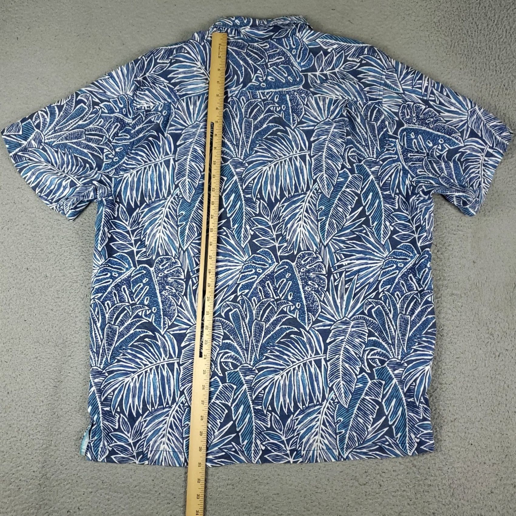 Tommy Bahama Tommy Bahama Shirt Mens XL Blue Modal Hawaiian Button Up Short Sleeve Shirt Size US XL / EU 56 / 4 - 3 Thumbnail