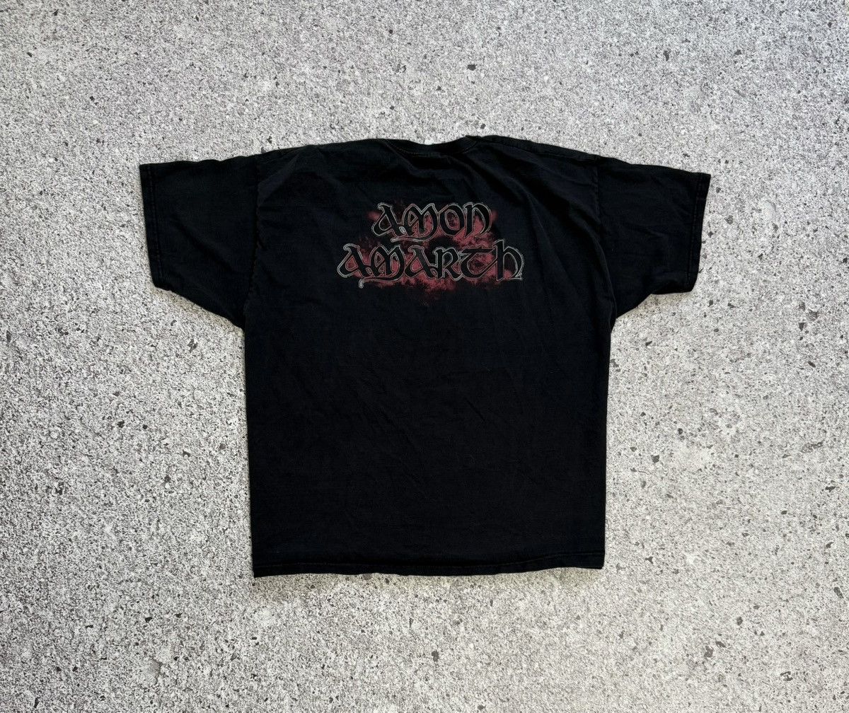 Band Tees × Vintage Vintage 2000s Amon Amarth Rock Band Retro T-Shirt Size 3XL Size US XXL / EU 58 / 5 - 6 Thumbnail