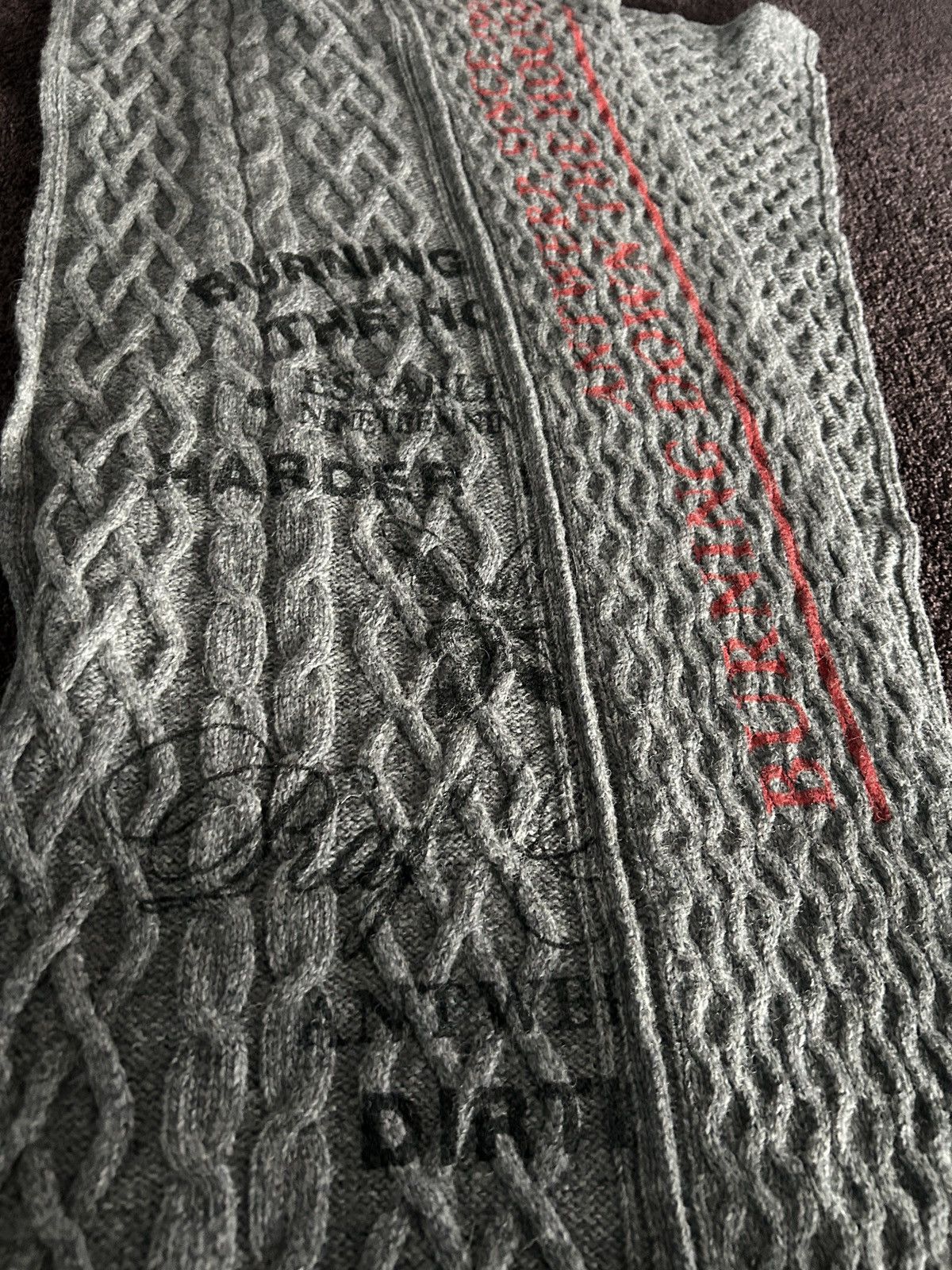 Raf Simons RAF SIMONS AW18 SCARF Size ONE SIZE - 3 Thumbnail