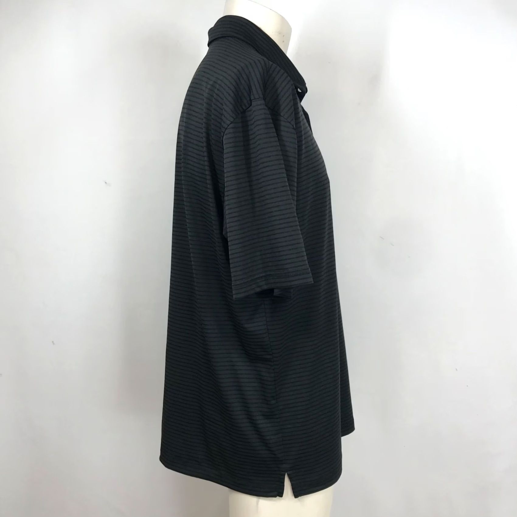 Vintage WALTER HAGEN GOLF Shirt Mens L Black Short Sleeve Collared Polyester Size US L / EU 52-54 / 3 - 4 Thumbnail