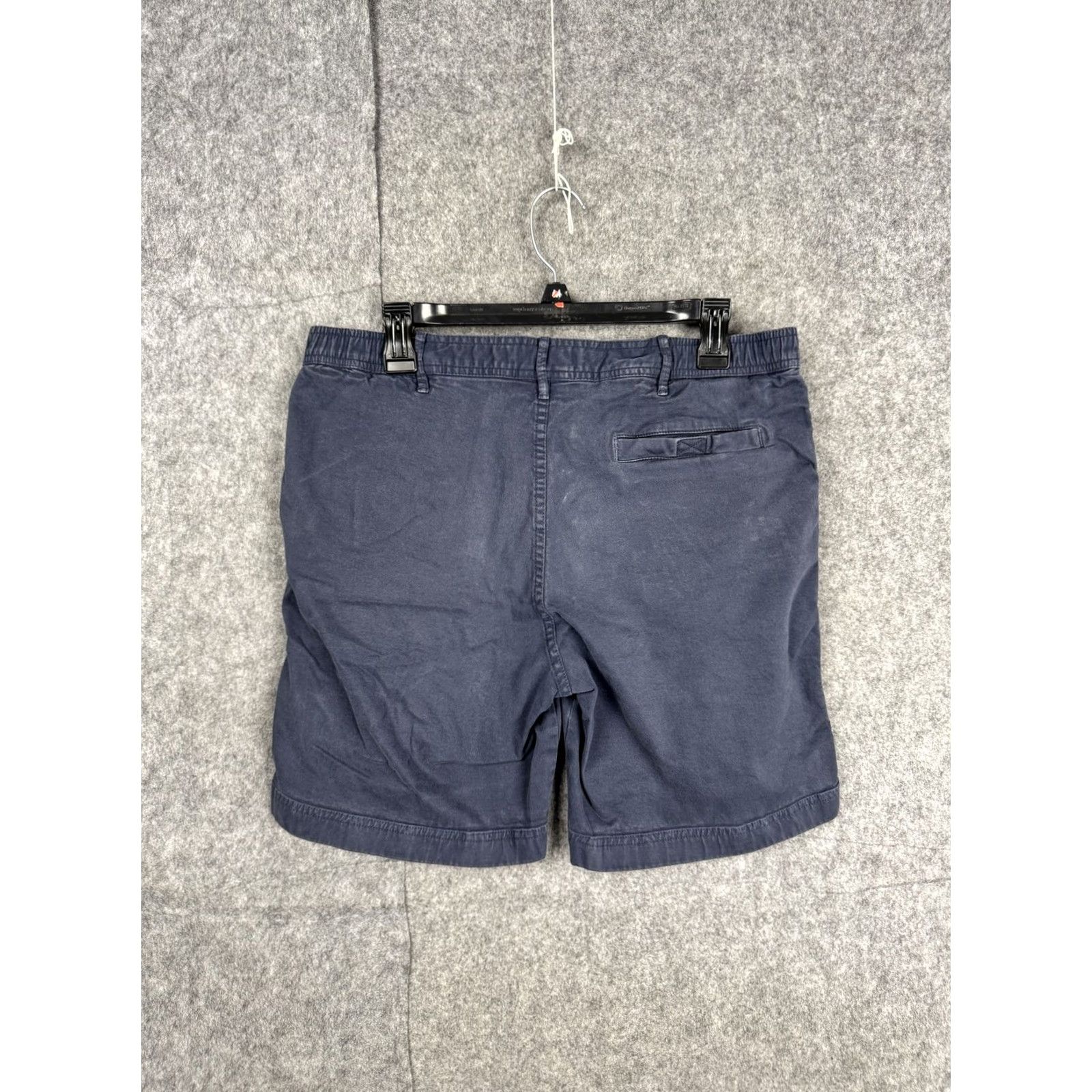Vintage Mr Marvis Shorts Mens Medium Blue The Cosmics Chino Classic Handmade Portugal Size US 31 - 2 Thumbnail