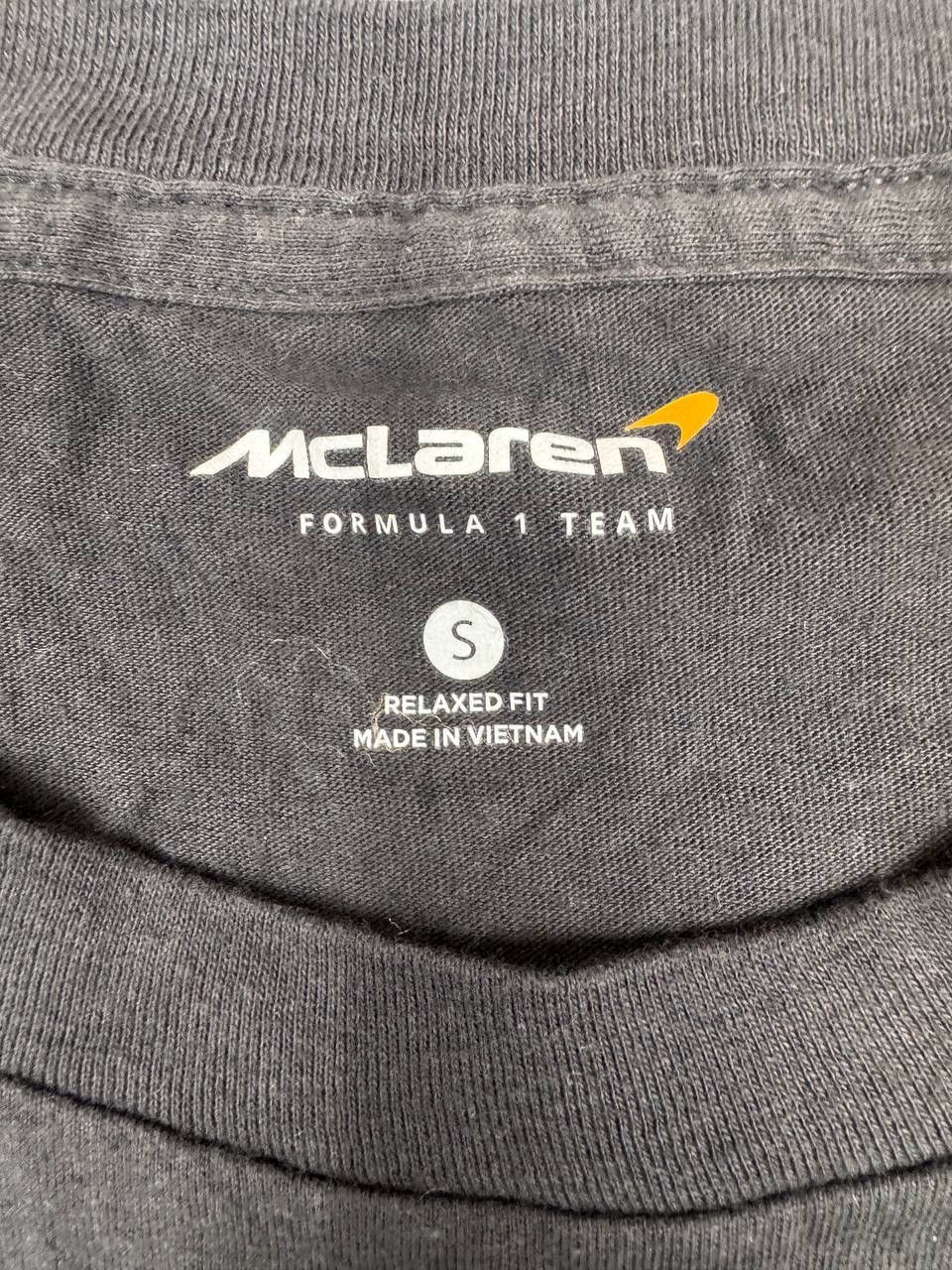 Malcolm McLaren McLaren Formula 1 Team Men Cotton T-Shirt Black Size S Size US S / EU 44-46 / 1 - 4 Thumbnail