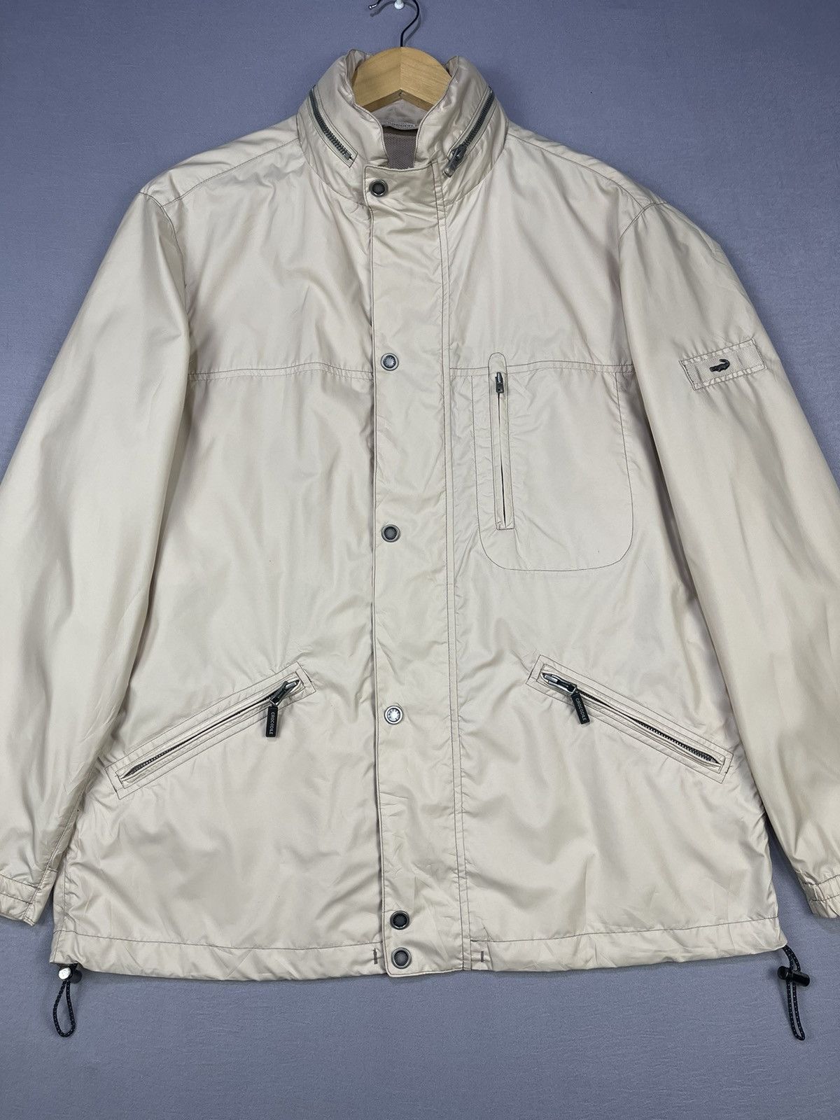Japanese Brand CROCODILE BRAND 3 Pocket Zip Button Wind Breakers Size US L / EU 52-54 / 3 - 2 Thumbnail