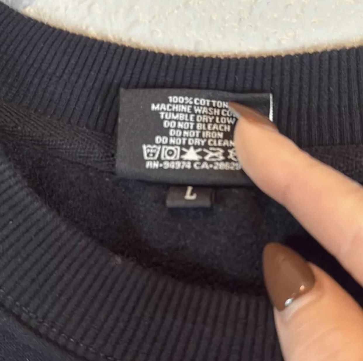 Stussy Stussy People Stripe Crew Sweatshirt Size L / US 10 / IT 46 - 4 Thumbnail