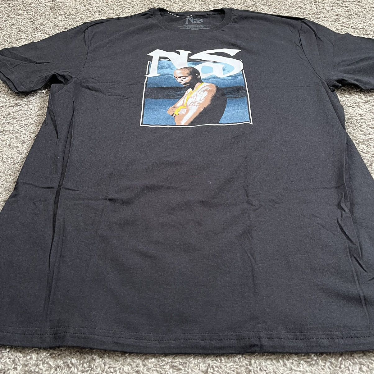 Nas × Wu-Tang Clan 🔴Nas Shirt Size XL God’s Son Black Tshirt Hip-Hop Size US XL / EU 56 / 4 - 7 Thumbnail