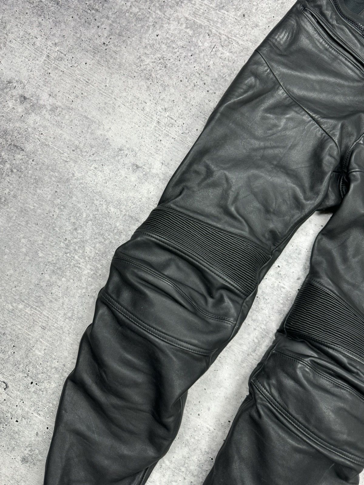 Genuine Leather × Vintage Vintage Y2K Style Moto Bike Racing Genuine Leather Pants Size US 38 / EU 54 - 5 Thumbnail