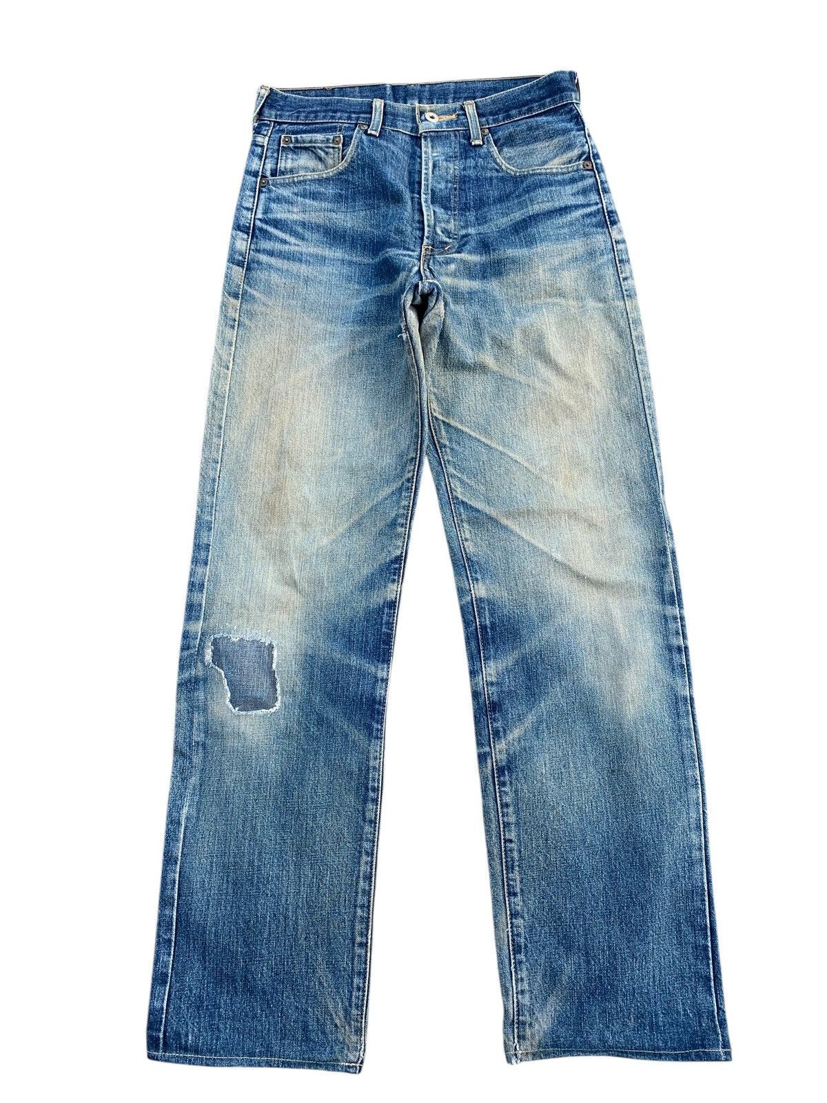 VINTAGE LEVI’S BIG E 503BXX SELVEDGE FADED&RUSTY DISTRESSED