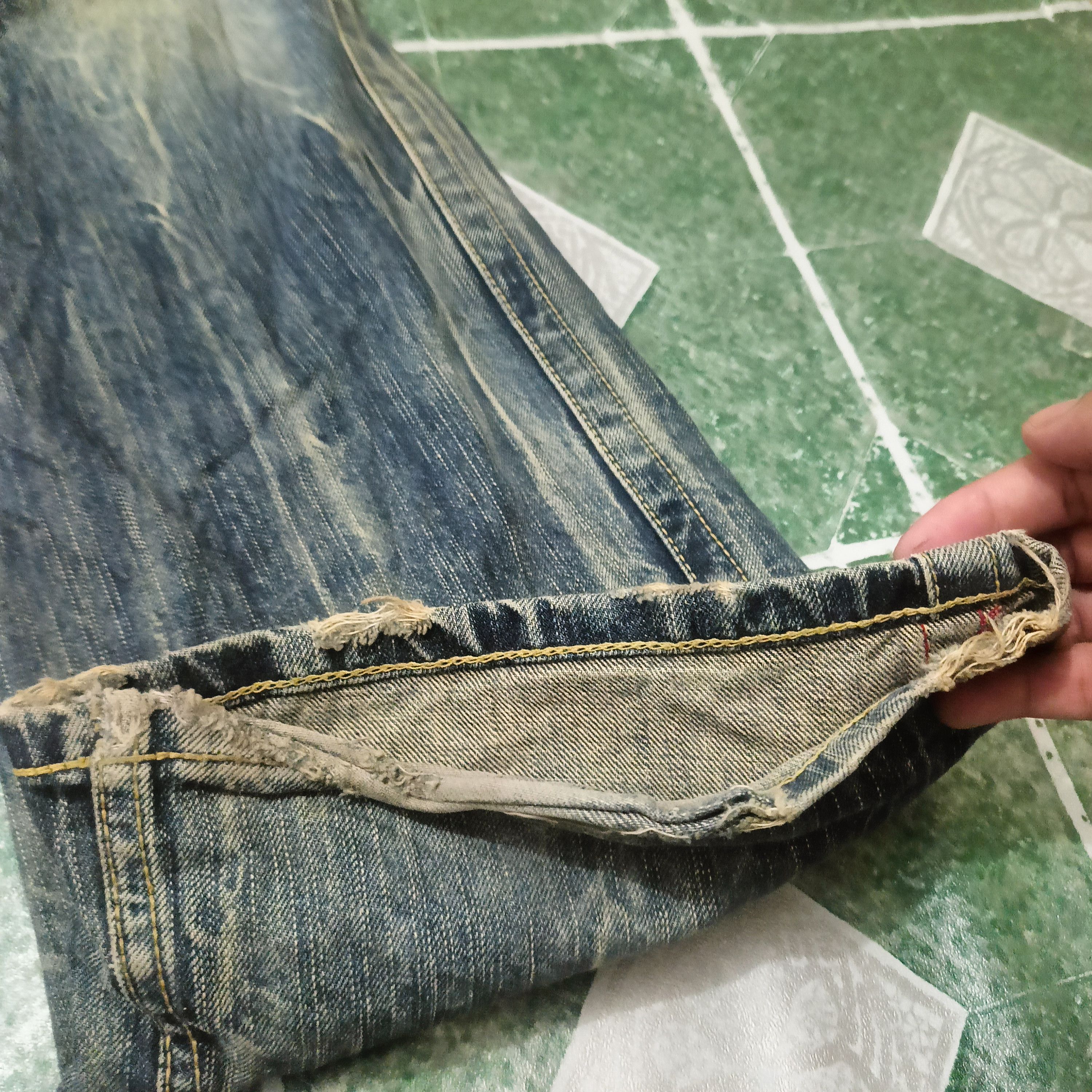 Tornado Mart Crazy blue way jeans flared jeans denim bootcut Size US 32 / EU 48 - 13 Thumbnail