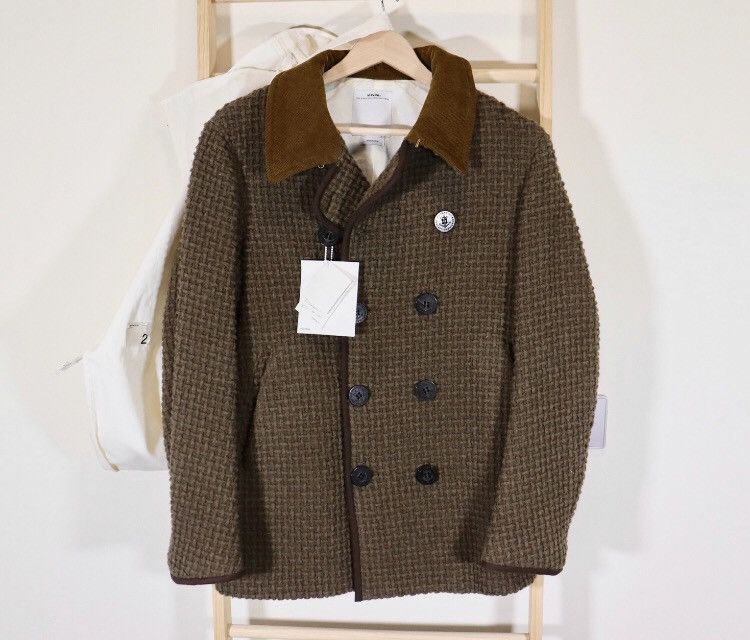 image of Visvim Lieutenant Matoi Jkt Wool Coat in Brown, Men's (Size Medium)