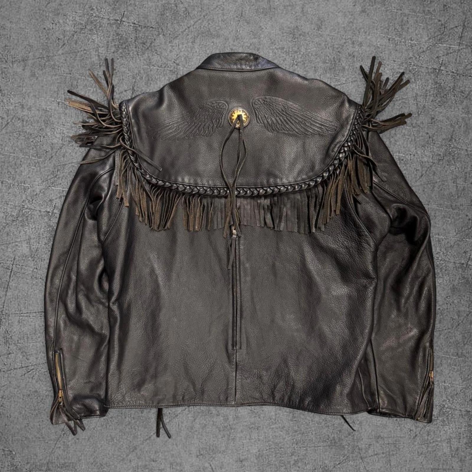 Harley Davidson Vintage Harley Davidson Willie G Leather Biker Jacket Size US L / EU 52-54 / 3 - 5 Thumbnail