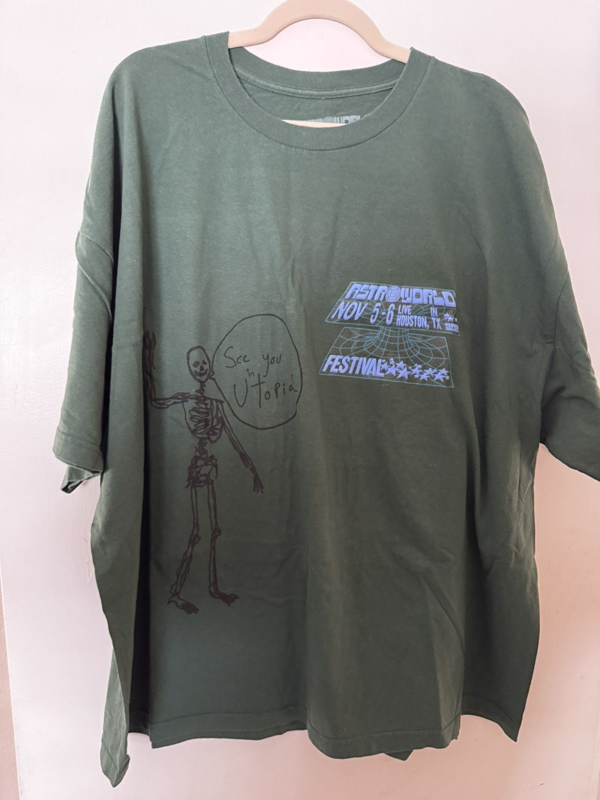 Travis Scott Travis Scott Open Your Eyes Astroworld tee Size US XXL / EU 58 / 5 - 1 Thumbnail
