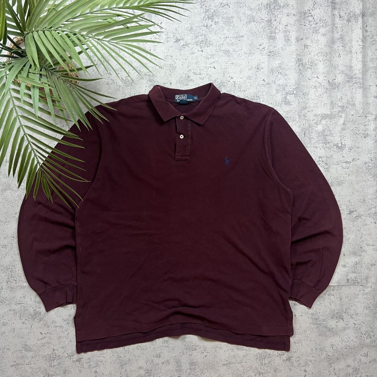 Polo Ralph Lauren 00s Ralph Lauren Small Logo Vintage Y2K Longsleeve Polo Size US XL / EU 56 / 4 - 1 Thumbnail