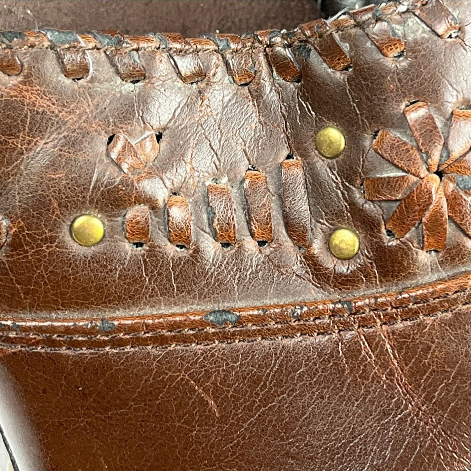 Other B.S Vintage Women's Brown Leather Shoes/Clogs Sz 8 SKU 4345 Size US 8 / IT 38 - 9 Thumbnail