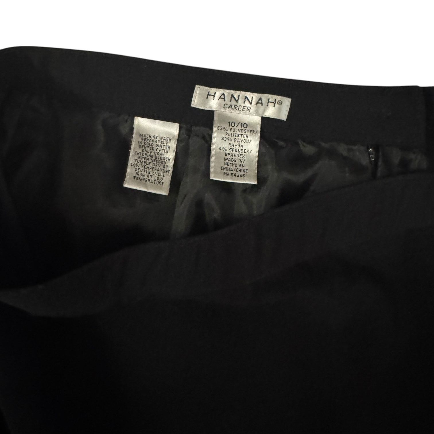Other Hannah Career Women’s Black Trumpet Skirt – Size 10 Size 30" / US 8 / IT 44 - 2 Thumbnail