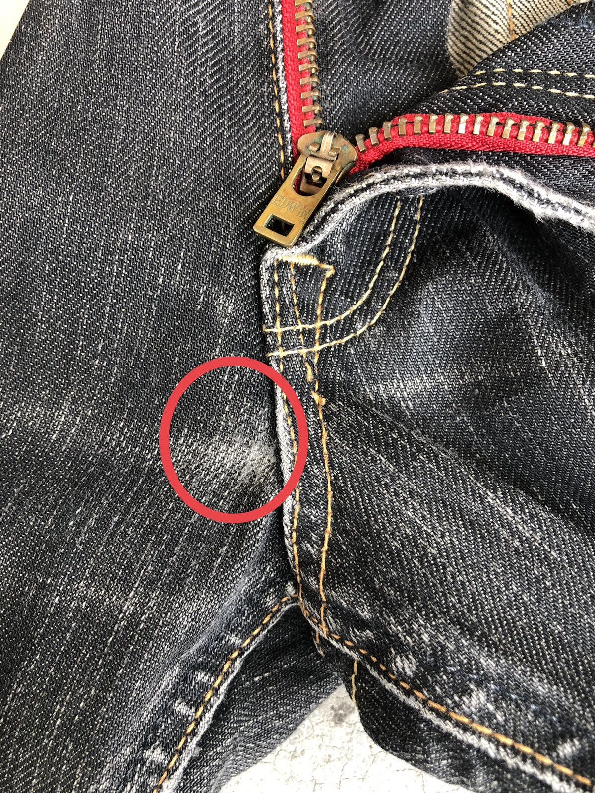 If Six Was Nine Japanese Edwin Flared Jeans Distressed Jeans Size US 32 / EU 48 - 14 Thumbnail
