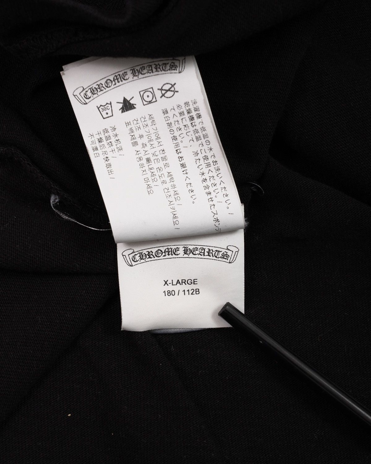 Chrome Hearts Chrome Hearts Premium Embroidered Eyechart Longsleeve Black Size US XL / EU 56 / 4 - 6 Thumbnail