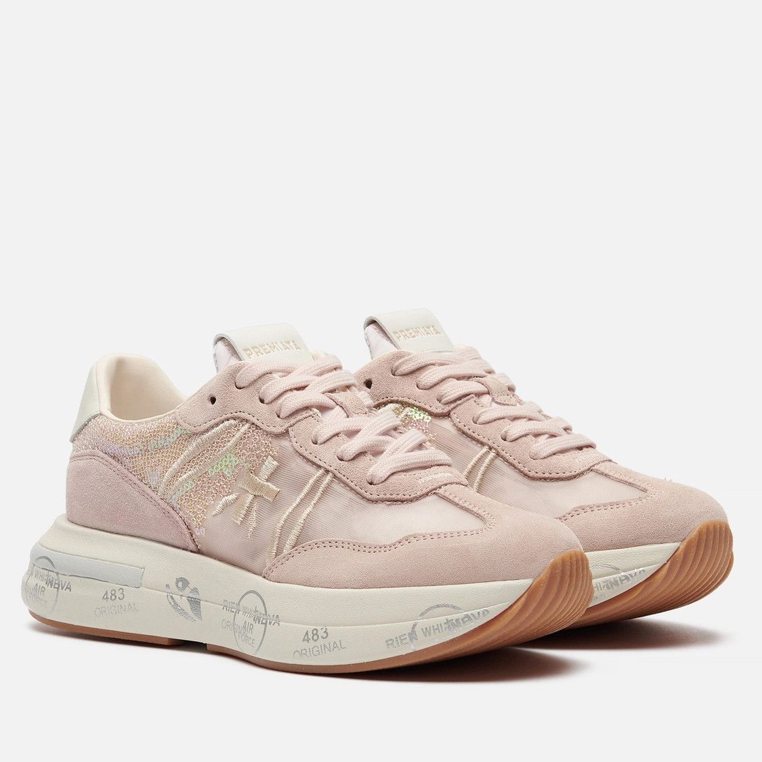 Premiata o1B3y1r0426 Cassie Sneakers in Pink Size US 7 / IT 37 - 2 Thumbnail