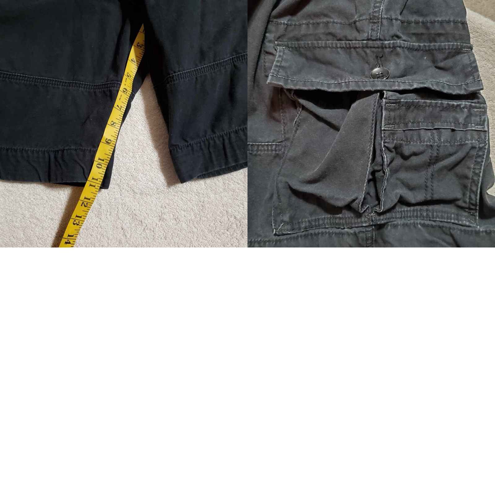 Levi's Levi’s Cargo Shorts Men’s 42 Black Two Horse Brand Utility Pockets Workwear Size US 40 / EU 56 - 8 Thumbnail