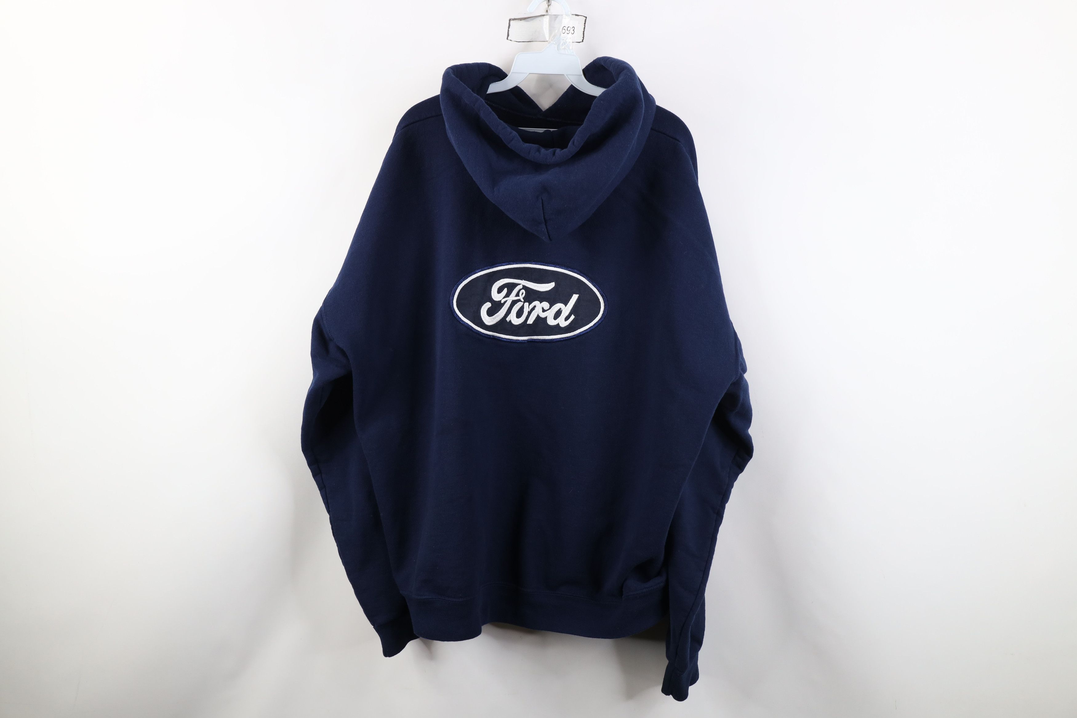 Vintage Vintage 90s Y2K Ford Motor Company Hoodie Sweatshirt Size US XXL / EU 58 / 5 - 1 Thumbnail