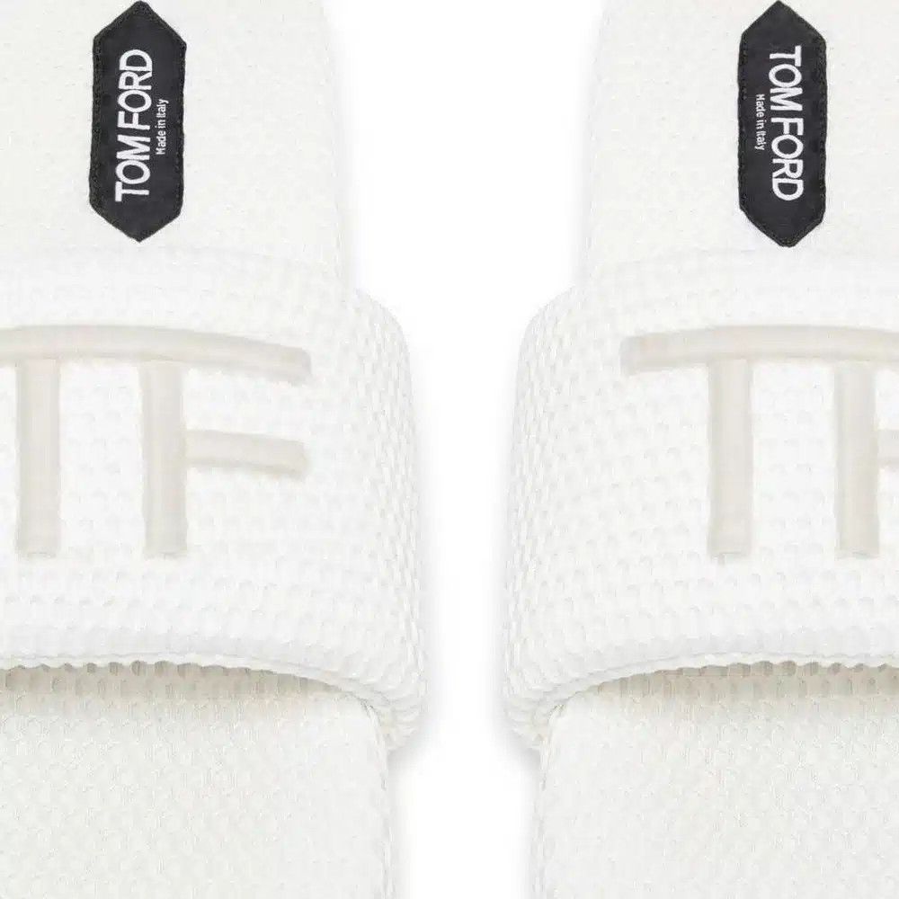 Tom Ford o1loc1c1124 J1376 Harrison Sleepers in White Size US 13 / EU 46 - 2 Thumbnail