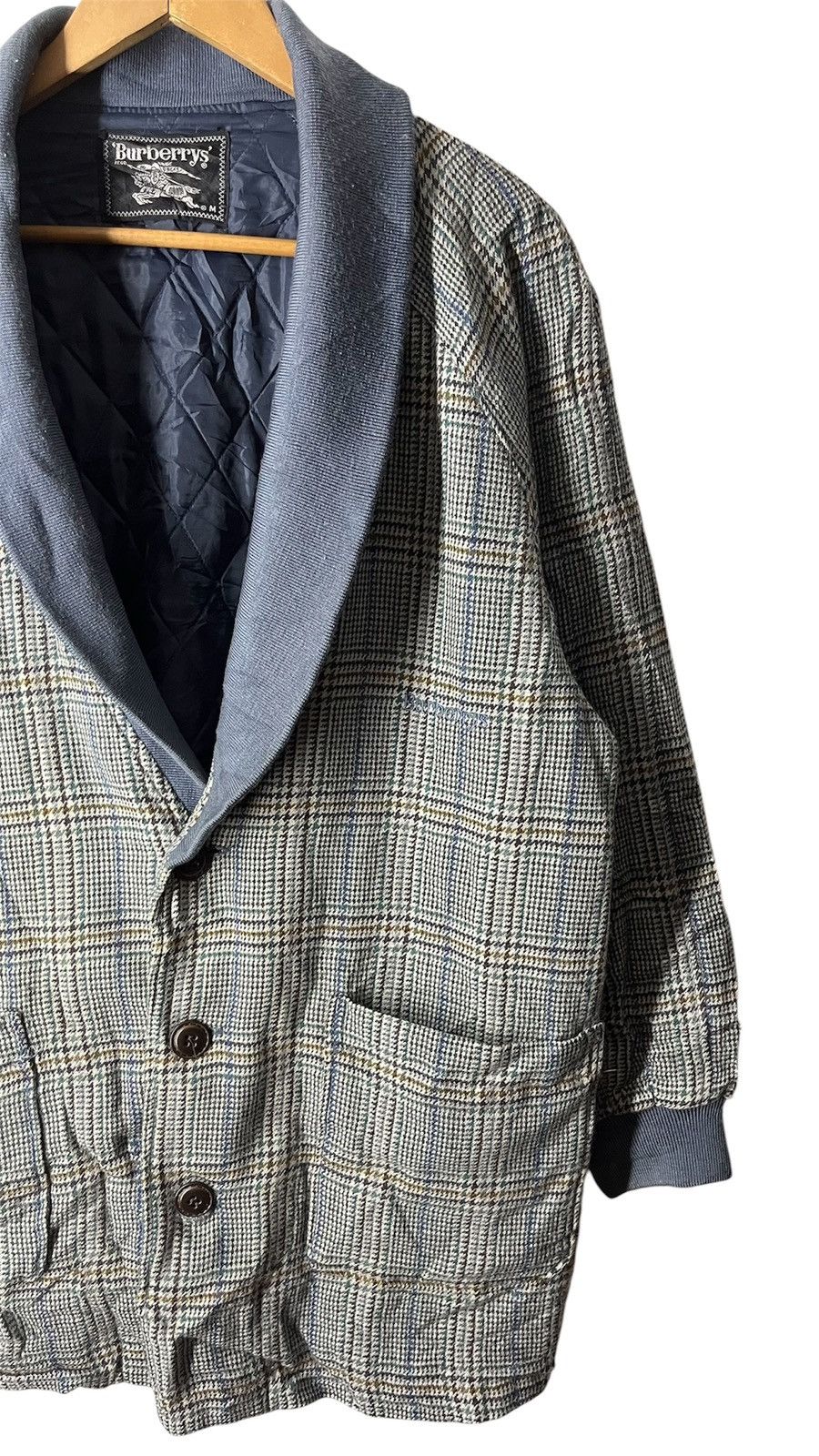Burberry VINTAGE BURBERRY WOOL JACKET Size US L / EU 52-54 / 3 - 3 Thumbnail
