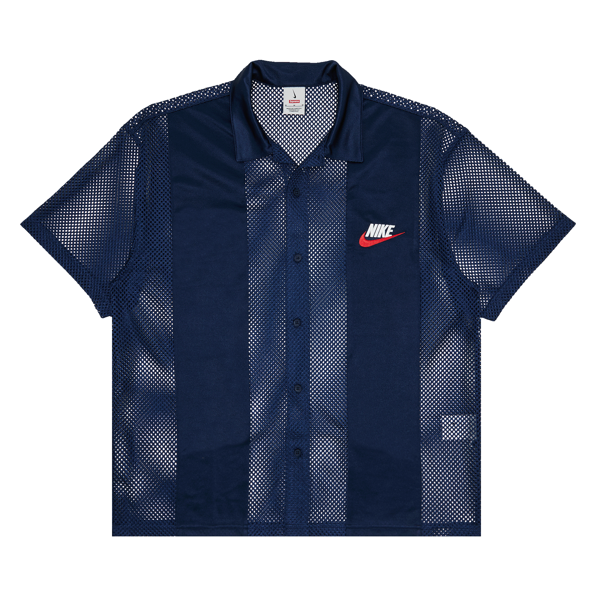 Nike × Supreme Supreme Nike Cotton Blue Stripe Twill Shirt