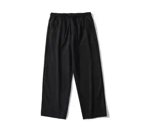 Japanese Brand 20AW Indigo Union Japan Black Straight Legs Sweatpants Size US 32 / EU 48 - 1 Thumbnail