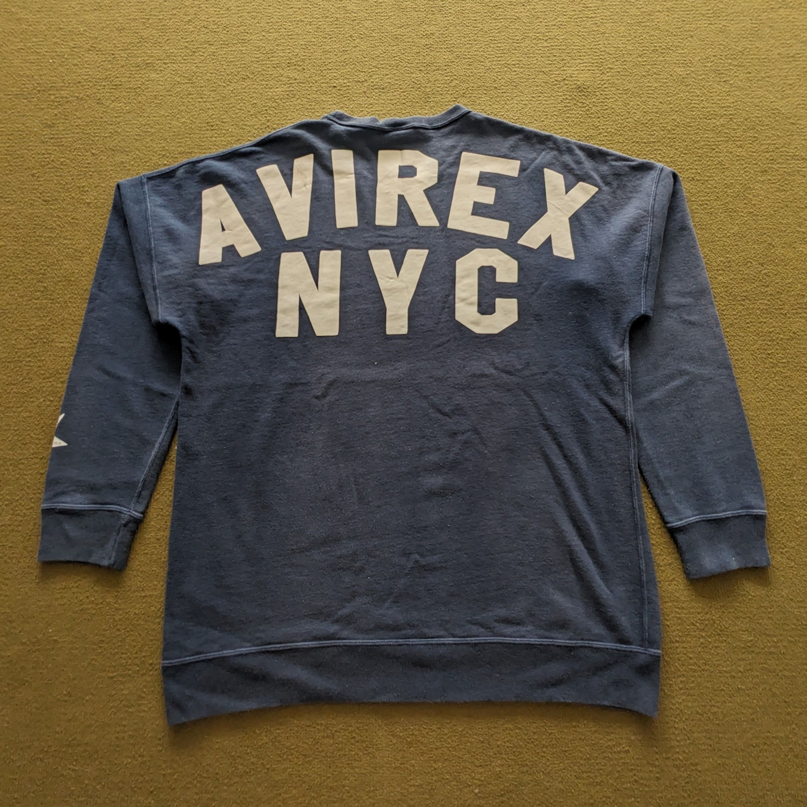 Vintage Vintage AVIREX NYC New York City Sweatshirt Size US L / EU 52-54 / 3 - 1 Thumbnail