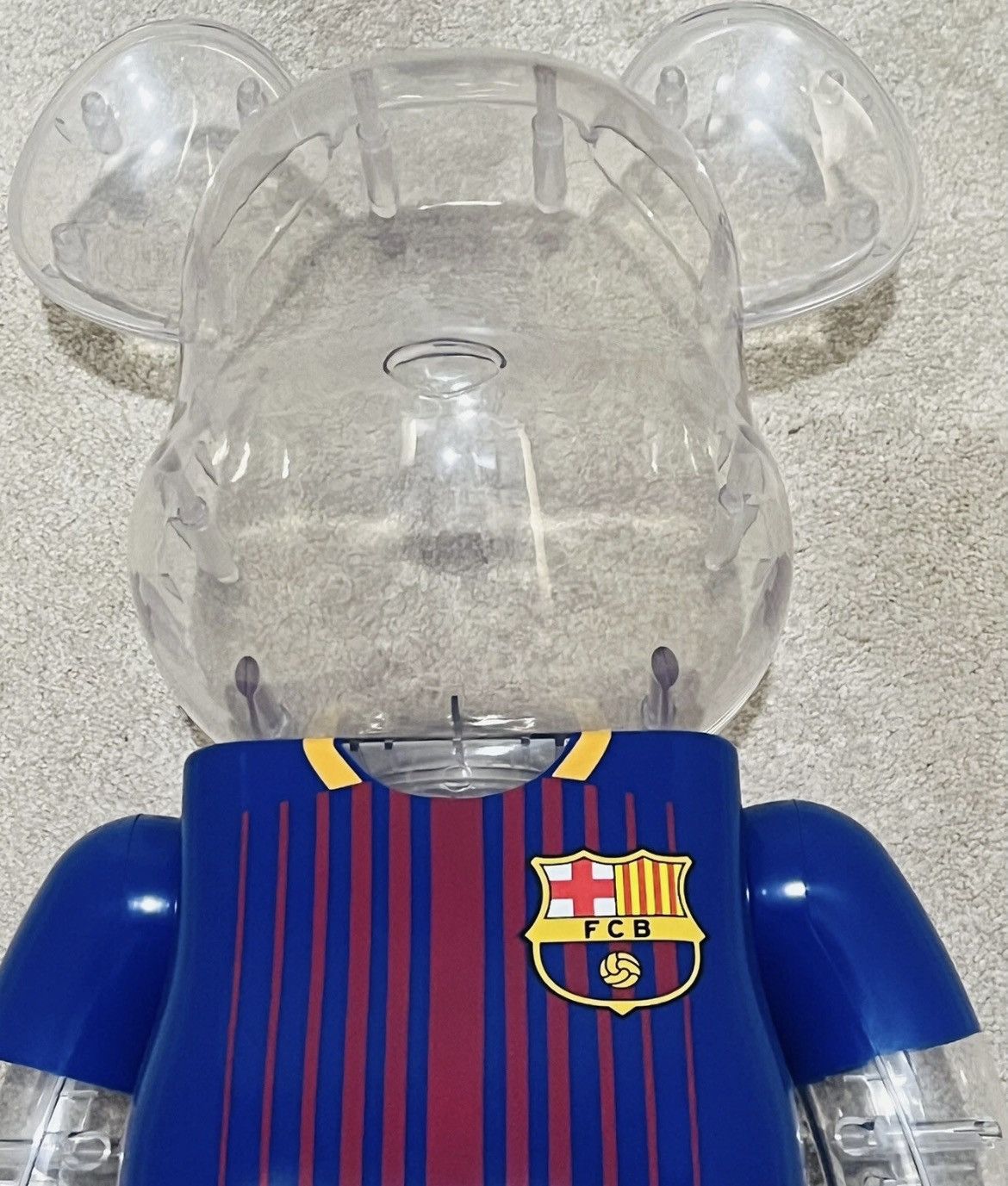 Medicom Toy FC Barcelona x Bearbrick 1000 Size ONE SIZE - 3 Thumbnail