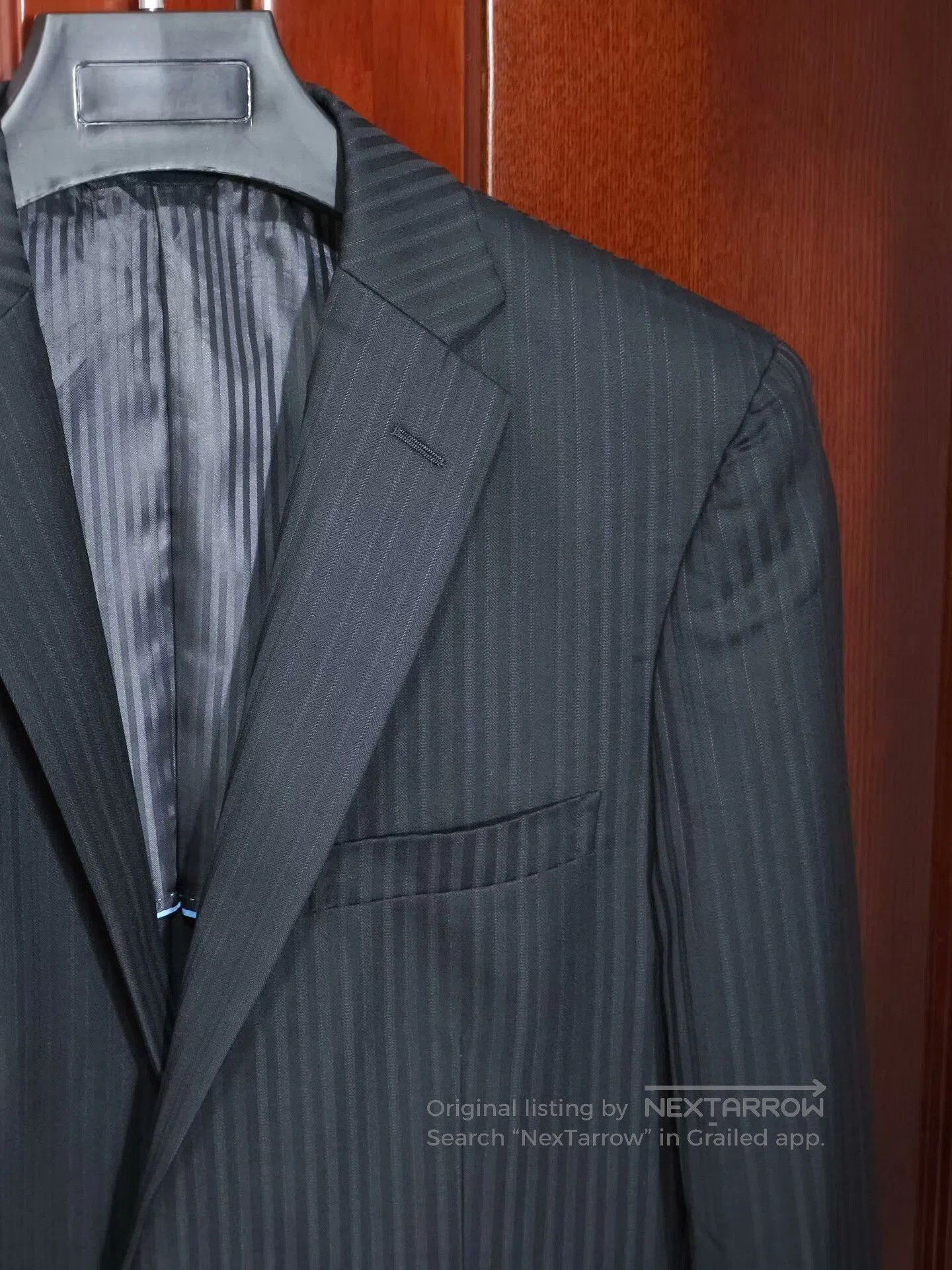 Japanese Brand Custom Italian Wool Linen Suit. Size US M / EU 48-50 / 2 - 2 Thumbnail