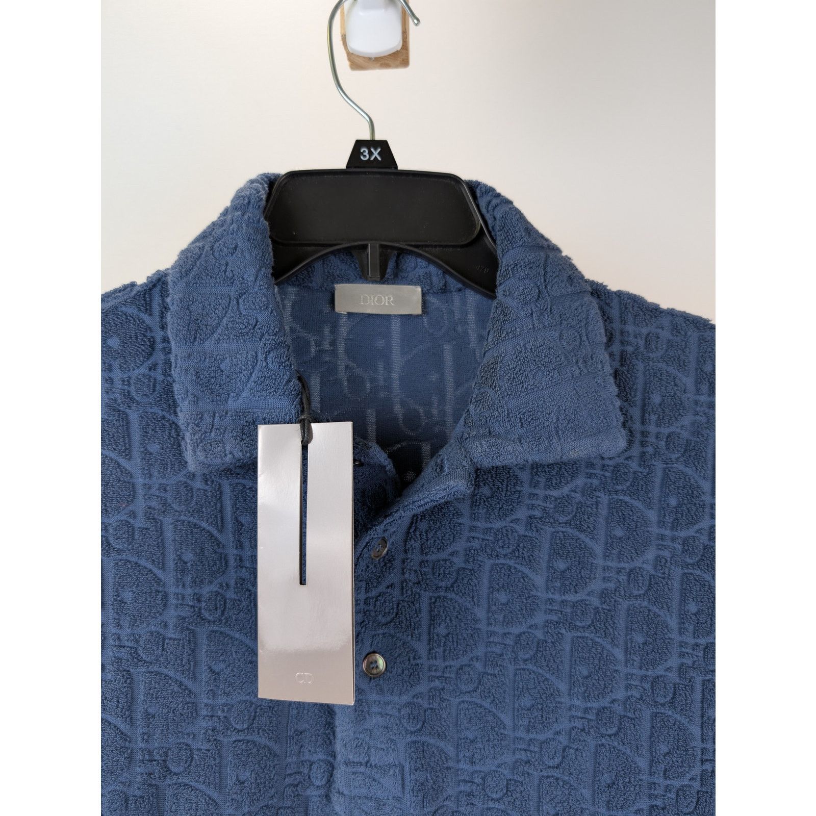 Dior o1rshd1 Polo Shirt in Blue Size US S / EU 44-46 / 1 - 7 Thumbnail