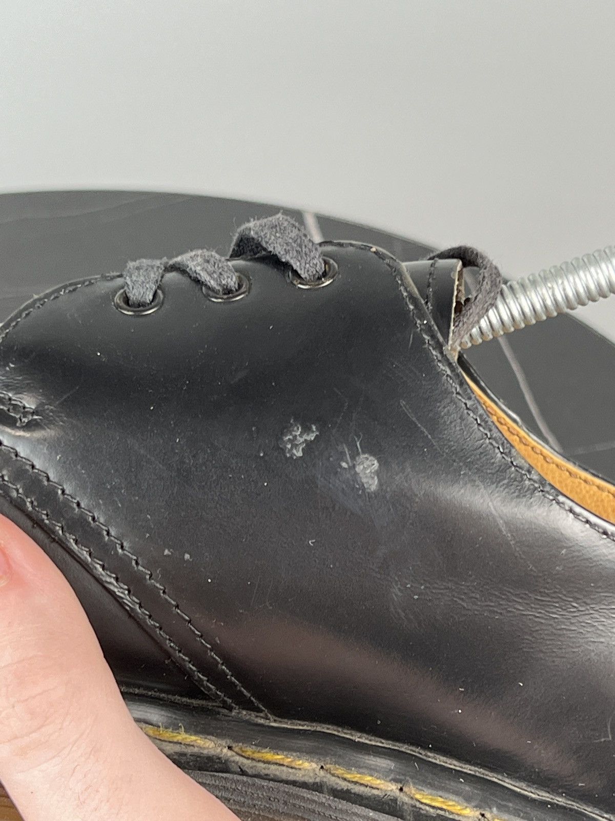 Dr. Martens × Vintage Dr. Martens England 1461 Leather Oxford Shoes Boots (Y0486) Size US 6.5 / IT 36.5 - 8 Thumbnail