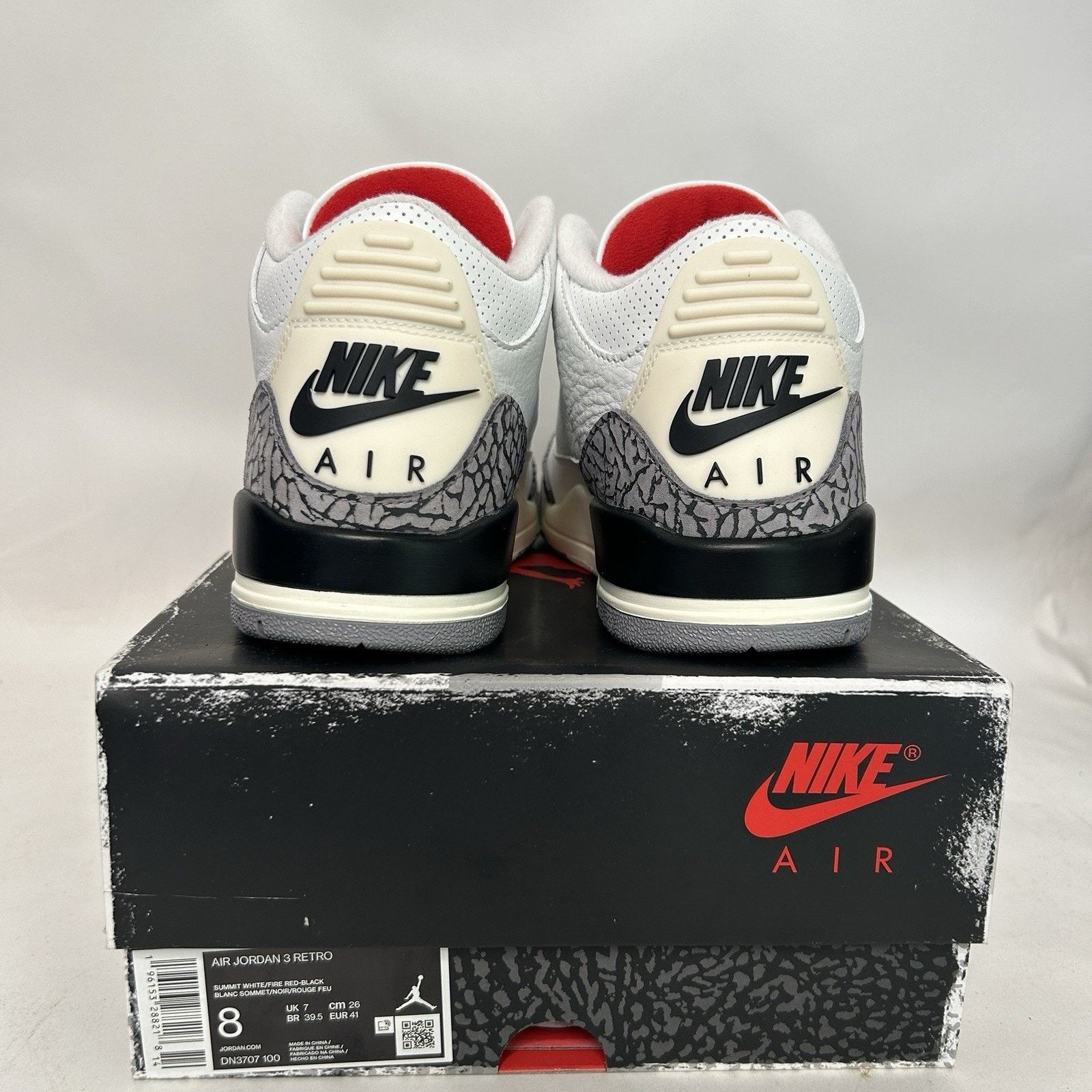 Nike Nike Air Jordan 3 Retro OG Reimagined “White Cement” Size US 8 / EU 41 - 5 Thumbnail