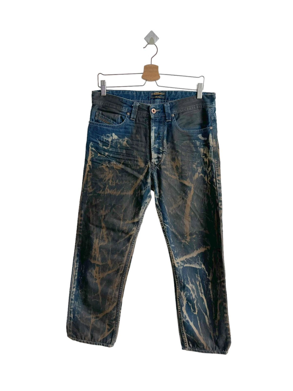 Diesel Black Gold AW10 Diesel Black Gold 🇮🇹 Rusty Wax Homeless Baggy Denim Size US 30 / EU 46 - 3 Thumbnail