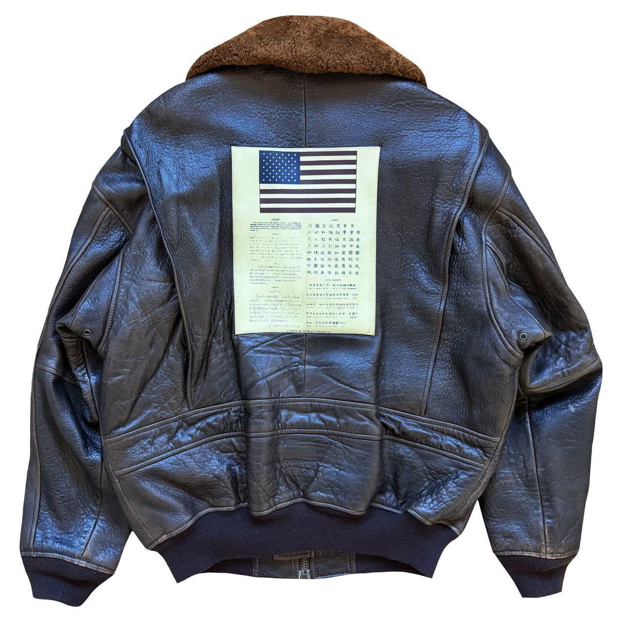 Avirex Avirex Top Gun Leather Flight Jacket Size US L / EU 52-54 / 3 - 2 Thumbnail