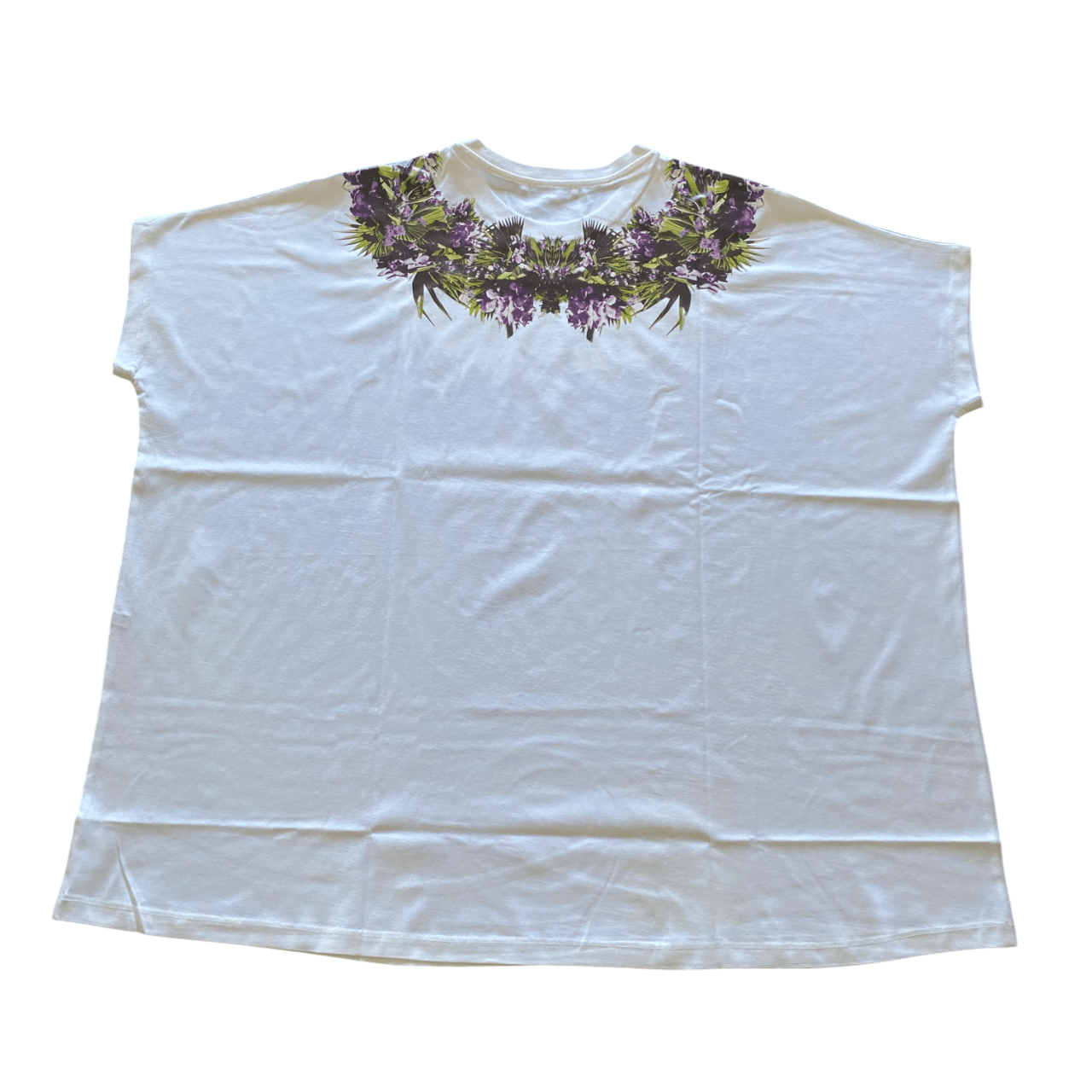 Givenchy 1 of 1 White Seamless Floral Collar Oversized T-Shirt Size L / US 10 / IT 46 - 5 Thumbnail