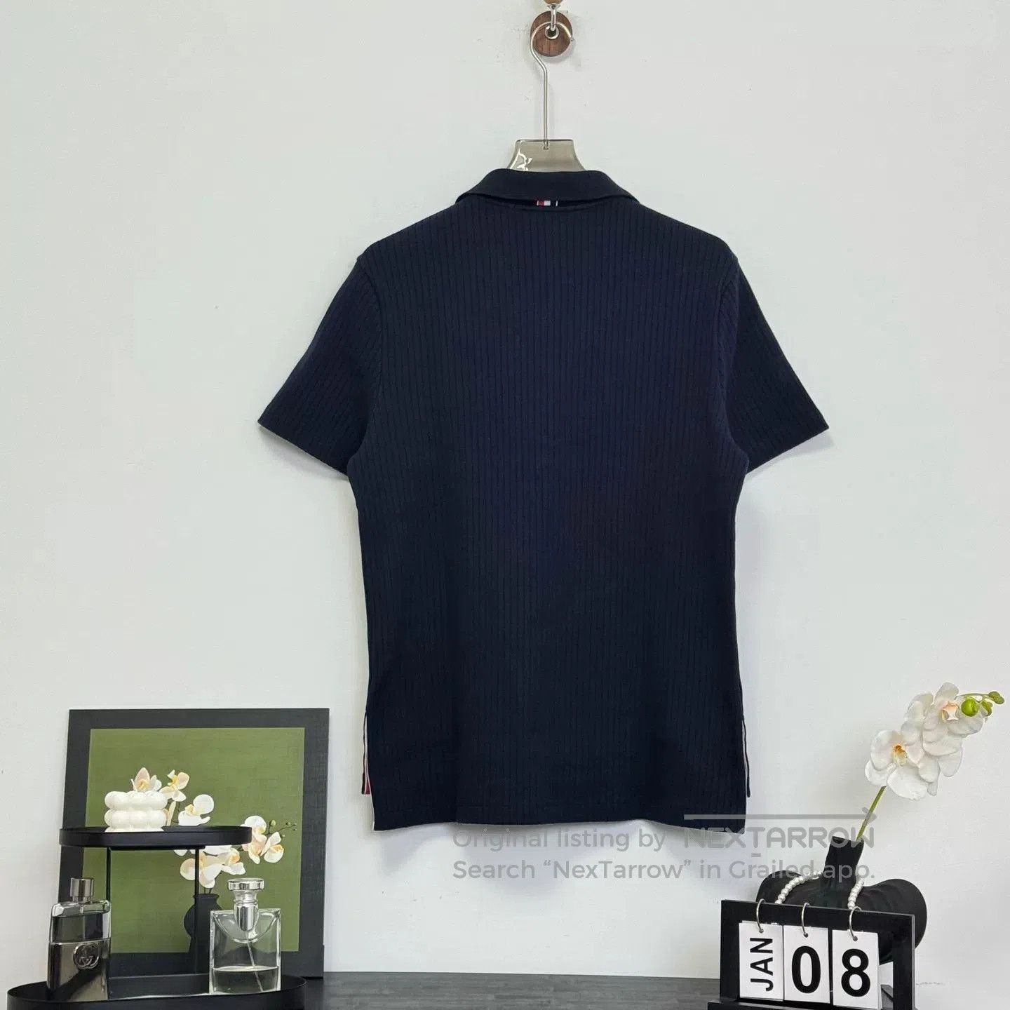 Thom Browne Thom Browne Striped Knit Polo Shirt. Size US M / EU 48-50 / 2 - 2 Thumbnail