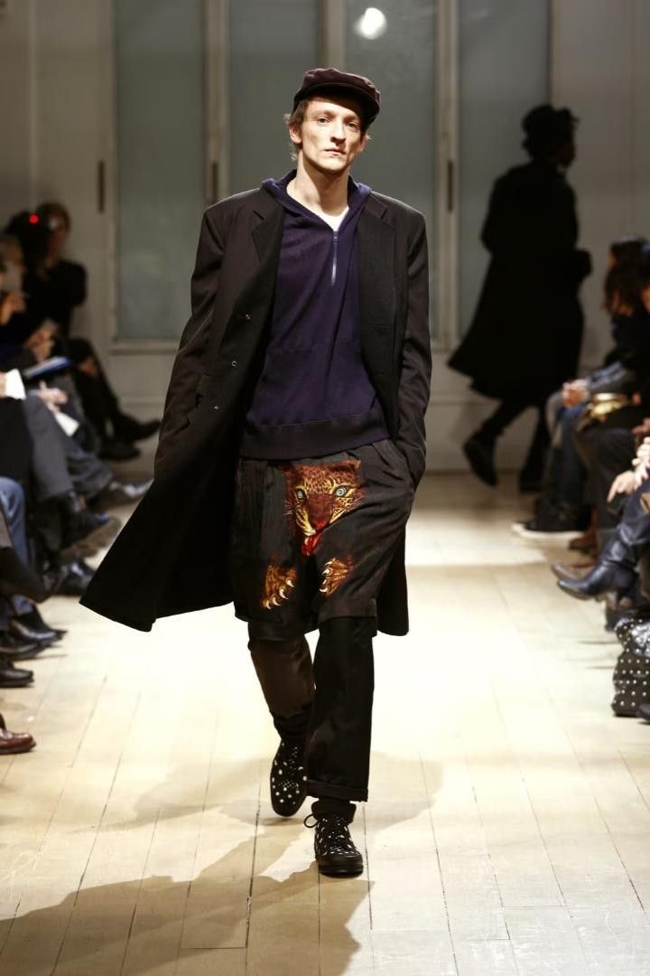image of Yohji Yamamoto Pour Homme 09Aw Runway Doctor Jacket in Black, Men's (Size Medium)