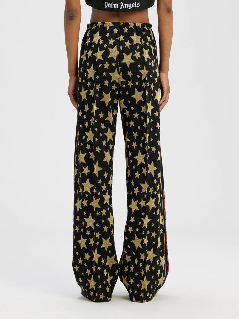 Palm Angels o1y1125 Sweatpant in Black/Gold Size 25" / US 0 / IT 36 - 4 Thumbnail