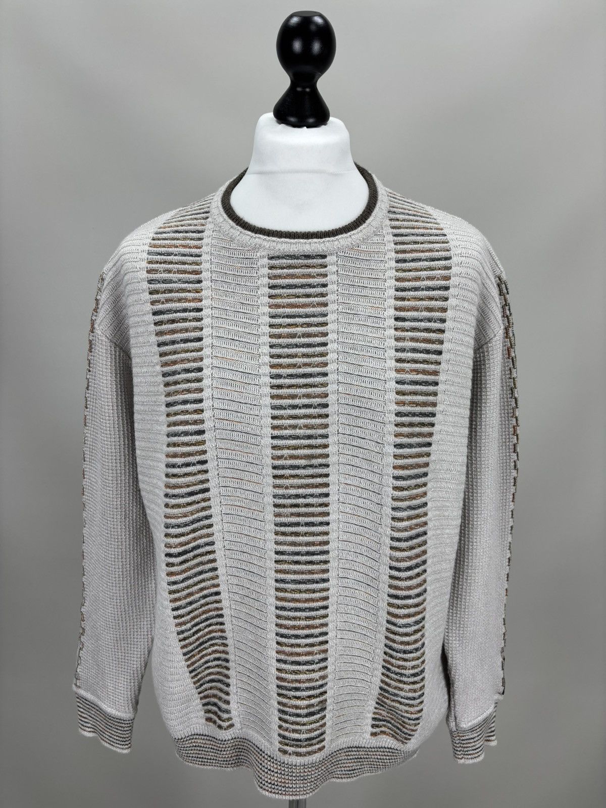 Carlo Colucci Mens sweater Carlo Colucci Size XXL/XXXL Color Gray Size US XXL / EU 58 / 5 - 2 Thumbnail