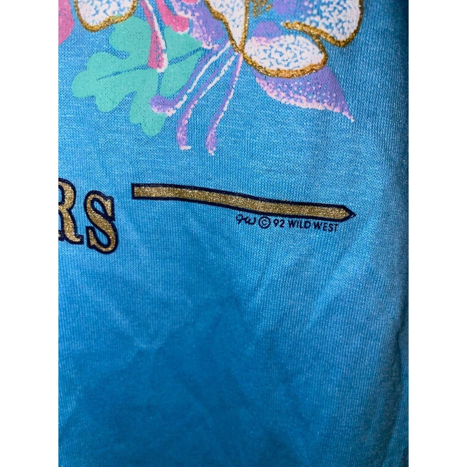 Jerzees Vintage San Francisco Shirt Wildlflowers Wild Blue Tee 90s L Size US L / EU 52-54 / 3 - 6 Thumbnail