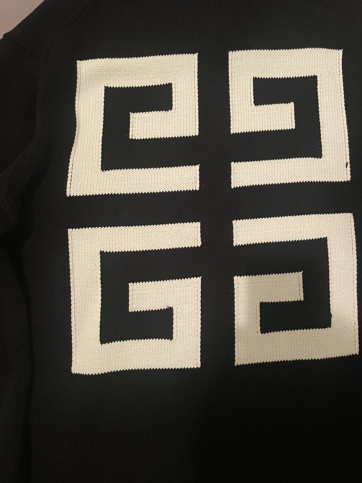 Givenchy 4g logo-intarsia cotton sweater Size US M / EU 48-50 / 2 - 4 Thumbnail