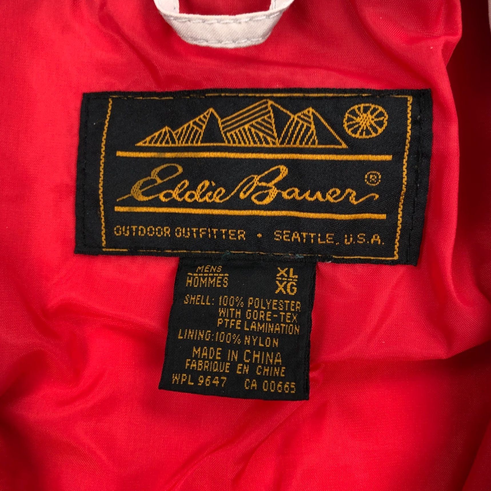 Eddie Bauer VINTAGE Eddie Bauer Anorak Jacket Mens XL Red GoreTex GTX Softshell Windbreaker Rain Jacket Size US XL / EU 56 / 4 - 3 Thumbnail